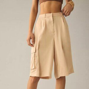 Anthropologie Hutch Pleated Utility Shorts